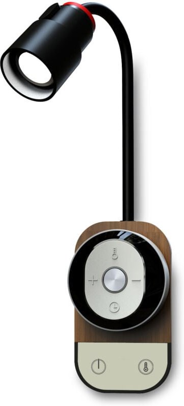 Schwarze Nachttisch-Wandlampe, Leselampe, Nachttisch-Wandlampe zum Lesen, Moderne flexible Schwanen-Leselampe led, Wand-...