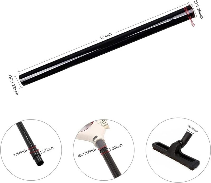 Stück 32 mm Staubsaugerschlauch, Verlängerungsschlauch für Staubsaugerzubehör, Verlängerungsrohr für Henry Hoover Zubehö...