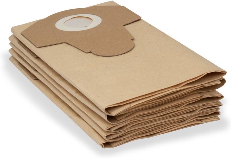 Papierbeutel Papierfilterbeutel 5er Set passend für Nass-Trockensauger tc-vc 1820 und tc-vc 1820S