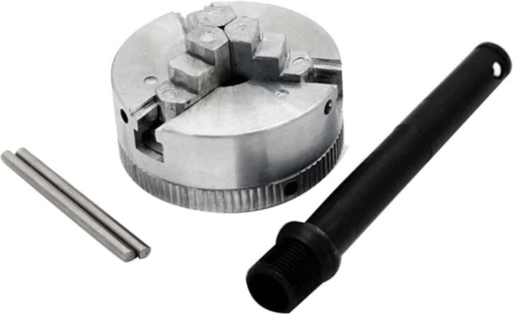 Z011 Mini-Bohrfutter Zinklegierung Manuelle selbstzentrierende 3-Backen-Drehbankklemme aus Metall mit für CNC-Werkzeugma...