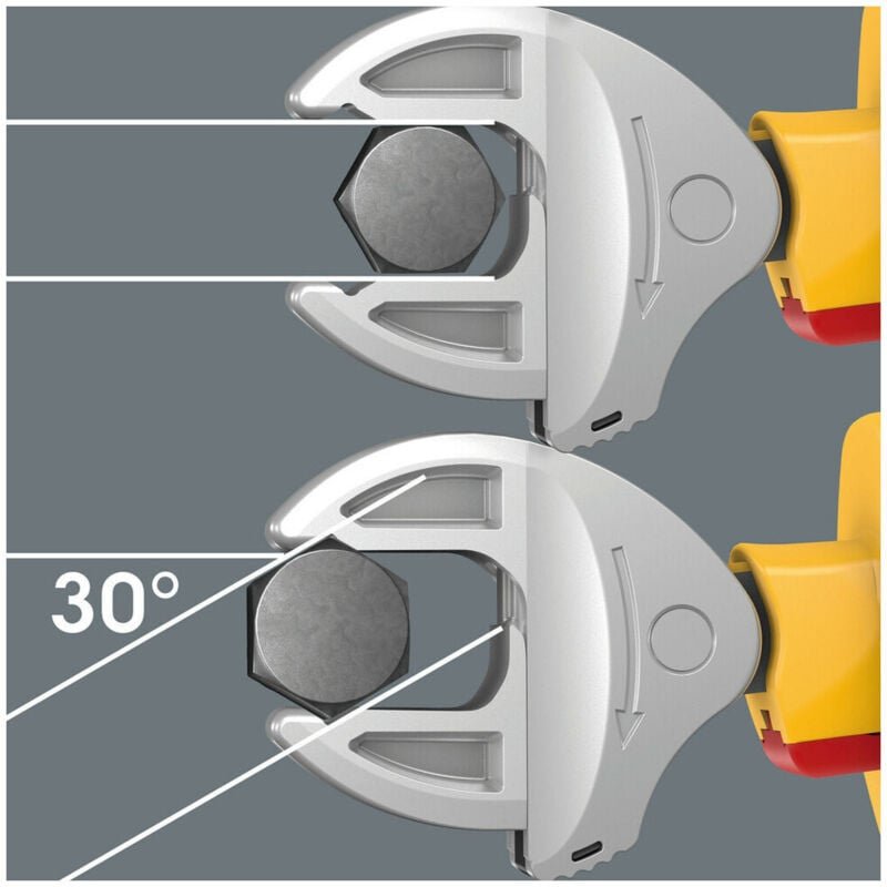 Maulschlüssel-Satz Joker selbstjustierend vde 4-teilig 7-19mm - Wera