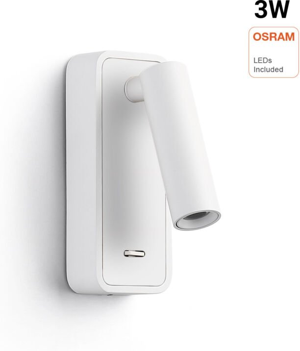 Lese-Wandleuchte "raam" 3W - Verstellbar - osram Chip