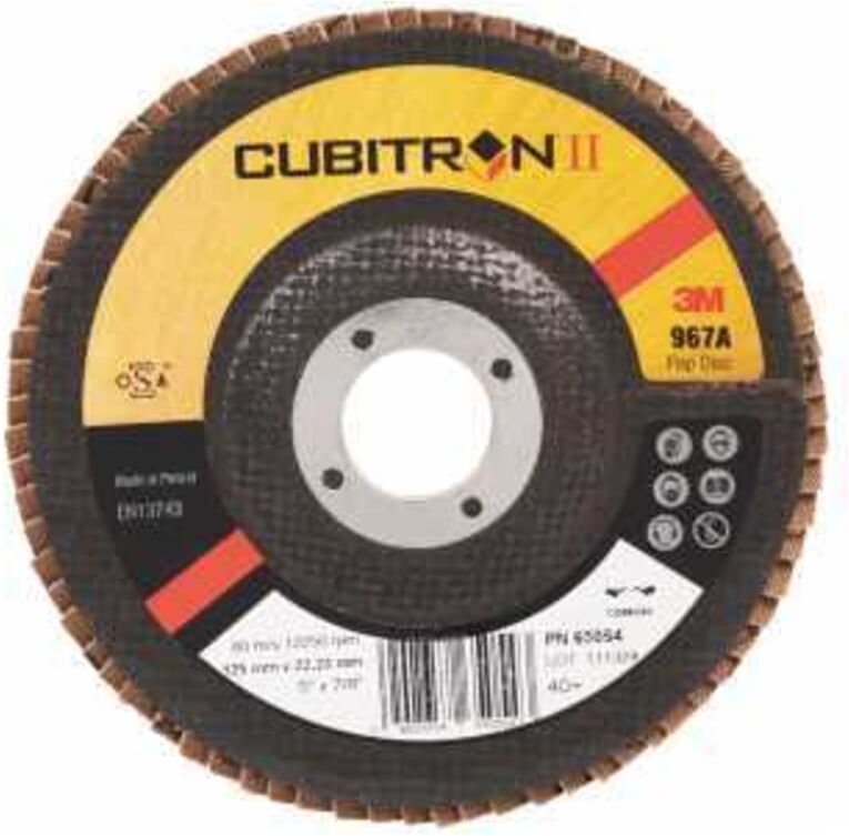 3M Flächerschleifscheibe 967 A125 mm K 60 gerade