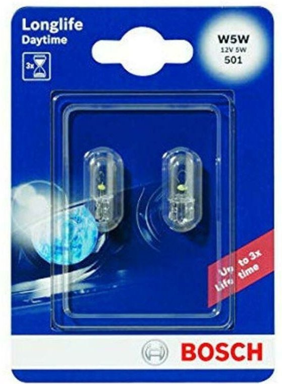 Lubex 2 glÜhbirnen halogen w5w Bosch 12v 1202