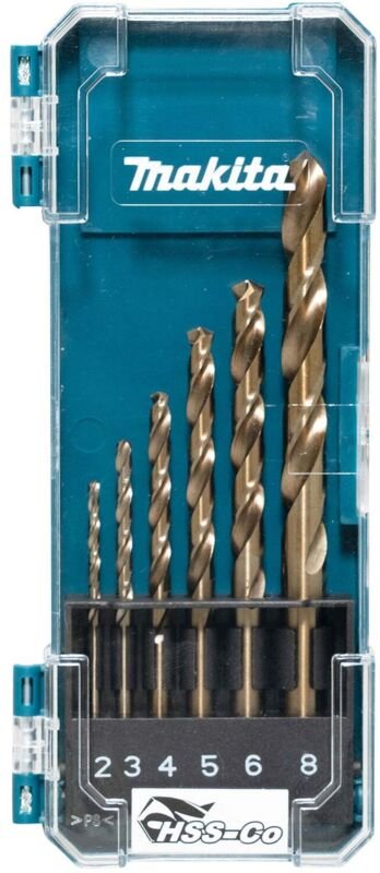Hss Co Metallbohrer-Set ø 2,0 - 8,0 mm - Makita