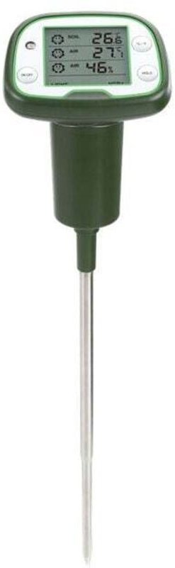 Bodenfeuchtemessgerät Lufttemperatur-Feuchtigkeitsdetektor Digitaler Pflanzenumgebungstester für Gewächshauspflanzung