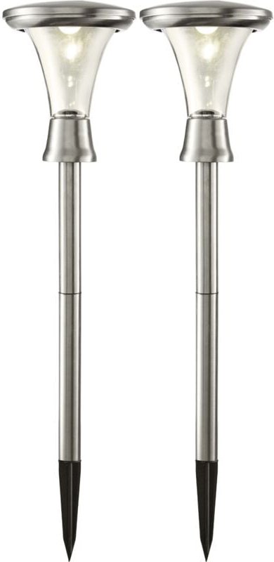 Star Trading - Best Season Solar Beleuchtung, Turin, silber, 13.5x47x13.5 cm