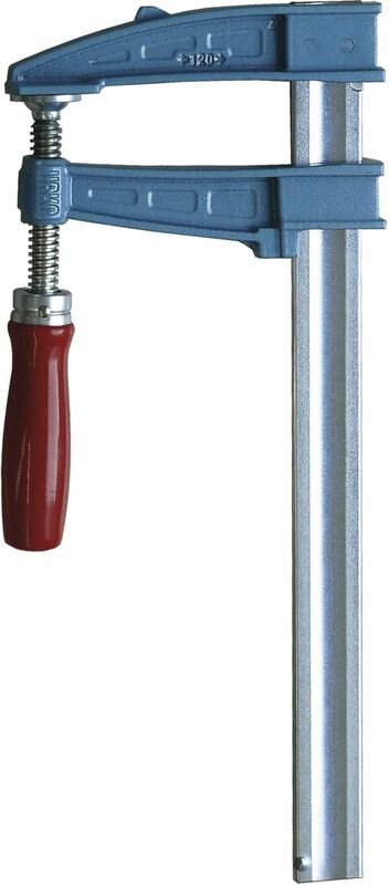 Standard Kraftzwinge 4 m. Holzgriff Spannweite 800 mm Ausladung 120 mm - Urko