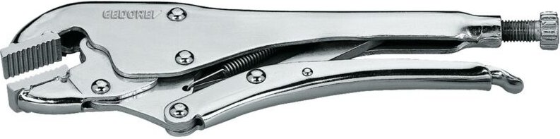 137 p Parallel-Gripzange mit gezahnten Backen