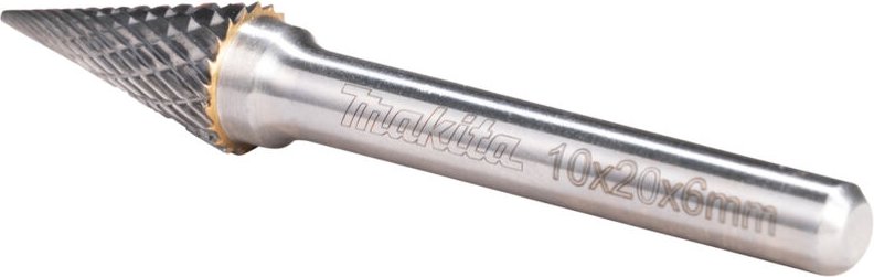 B-52847 Spitzkegelschneider 10x20 mm Ø6 mm 3/8x3/4' Ø1/2' Kreuzzahn - Makita