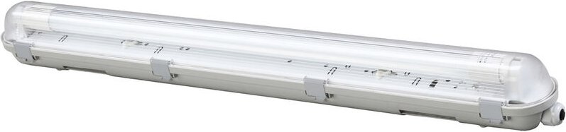 LED-Feuchtraumleuchte led G13 9 w Naturweiß Grau - Sygonix