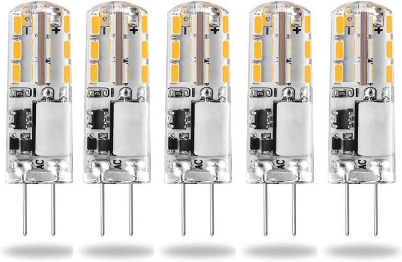 Memkey - G4 LED-Lampen, 12 v ac/dc, warmweiß, 3000 k, 120 lm, 2 w, 15–20 w, Halogen, G4, energiesparend, JC-Typ, Bi-Pin-...