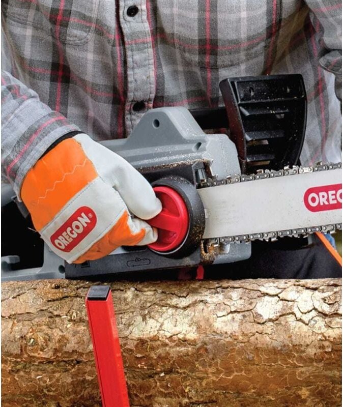 Thumbnail - Forst Handschuhe Schnittschutz Kettensäge rot s-xl en 381 Holzarbeit - Oregon