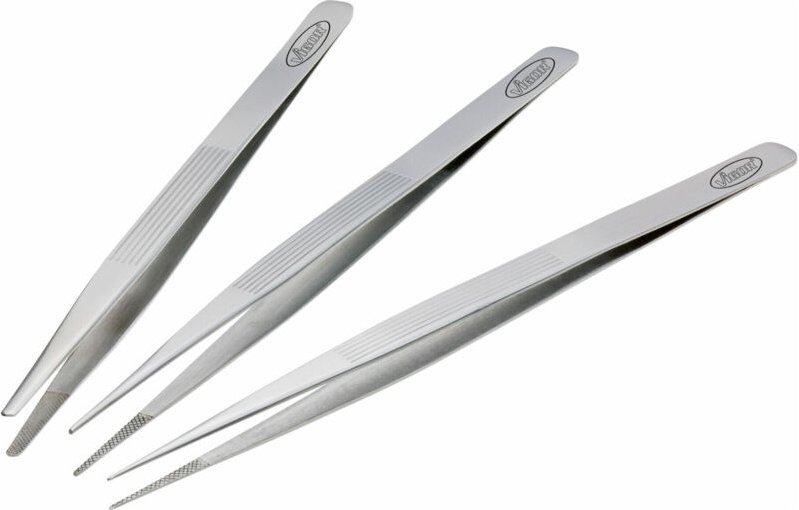 Pinzetten Satz ∙ V1438 ∙ 3-teilig ∙ Anzahl Werkzeuge: 3