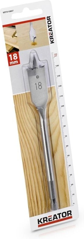 Flachholzbohrer Länge 152 mm Durchmesser 18 mm