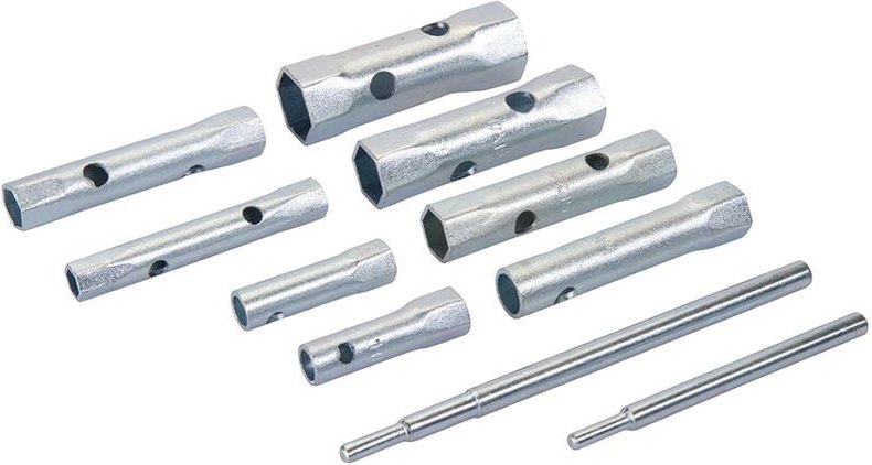 Metrische Rohrsteckschlüssel, 8-tlg. Satz 8–22 mm