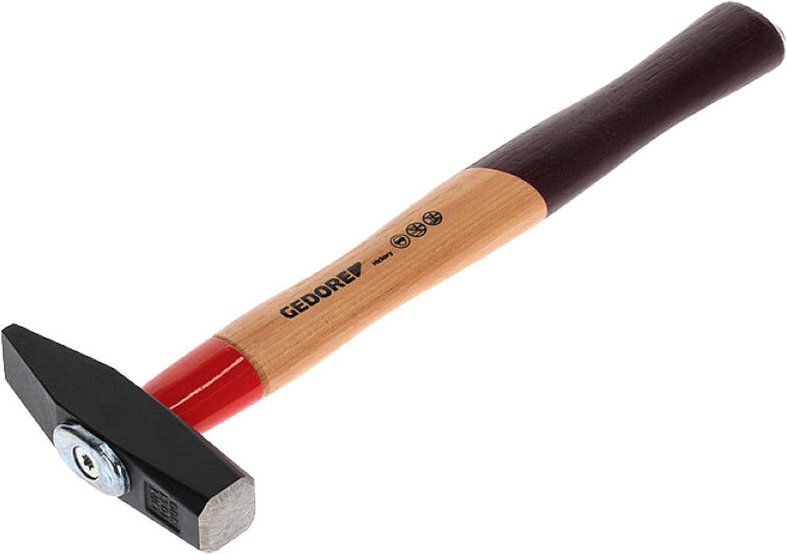 Sicherheits Schlosserhammer 600 h Rotband Plus 300 g Hickory Stiel - Gedore