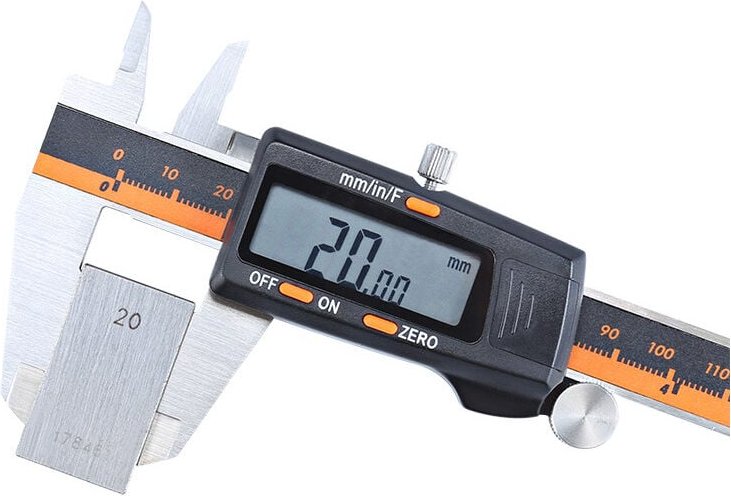 150 mm digitaler LCD-Messschieber aus Stahl