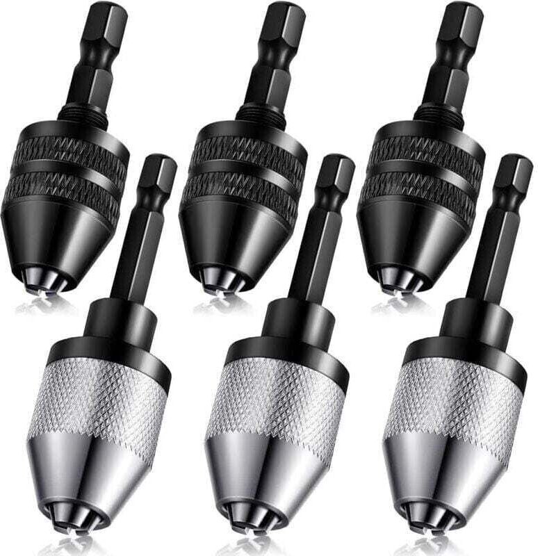 1/4"-Sechskantschaft-Schnellspannbohrfutter, XU, 0,3–6,5 mm, 0,3–3,6 mm Schnellwechsel-Schraubendreher-Verlängerungsadap...