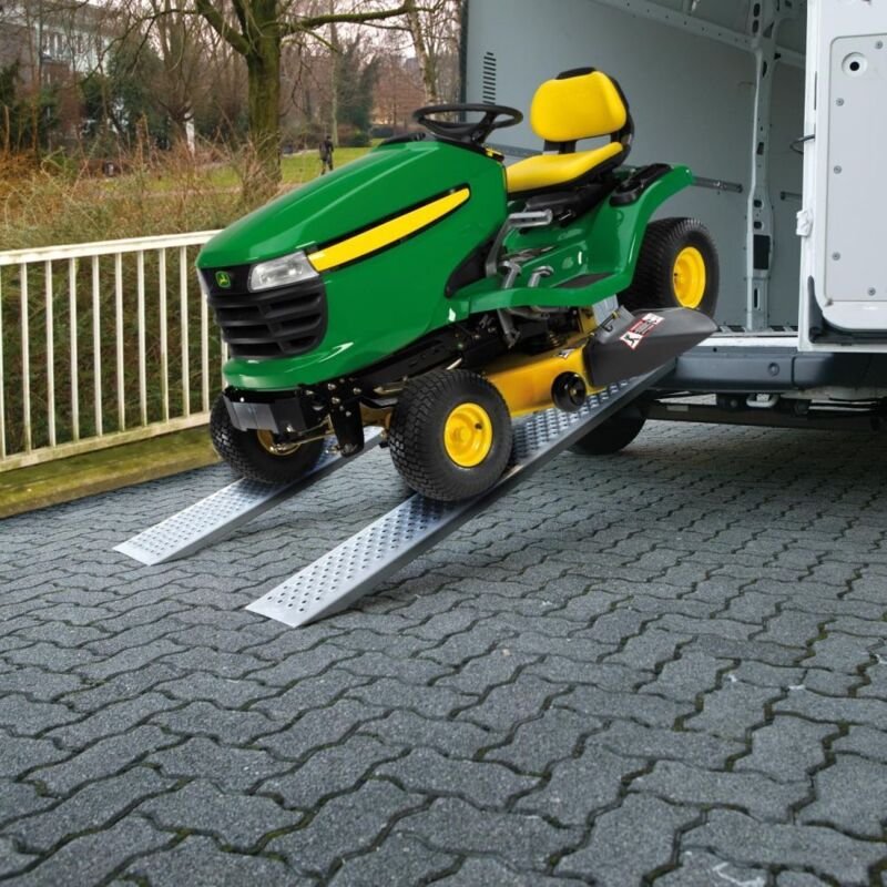 Unitec Auffahrrampe Alu 150x21,4cm 2 Stück je 200 kg Aufbau & Ladefläsche