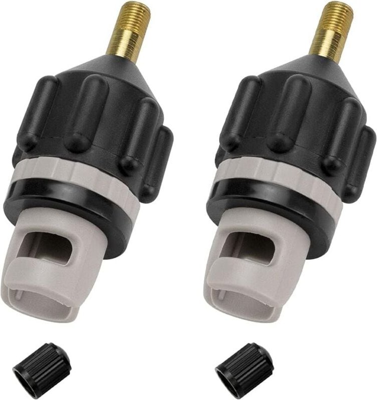 Thumbnail - 2 stücke Kunststoff-Kajak-Adapter Standard-Luftventil-Adapter SUP-Adapter Wasserdichter Kompressor-Kajak-Pumpen-Adapter ...