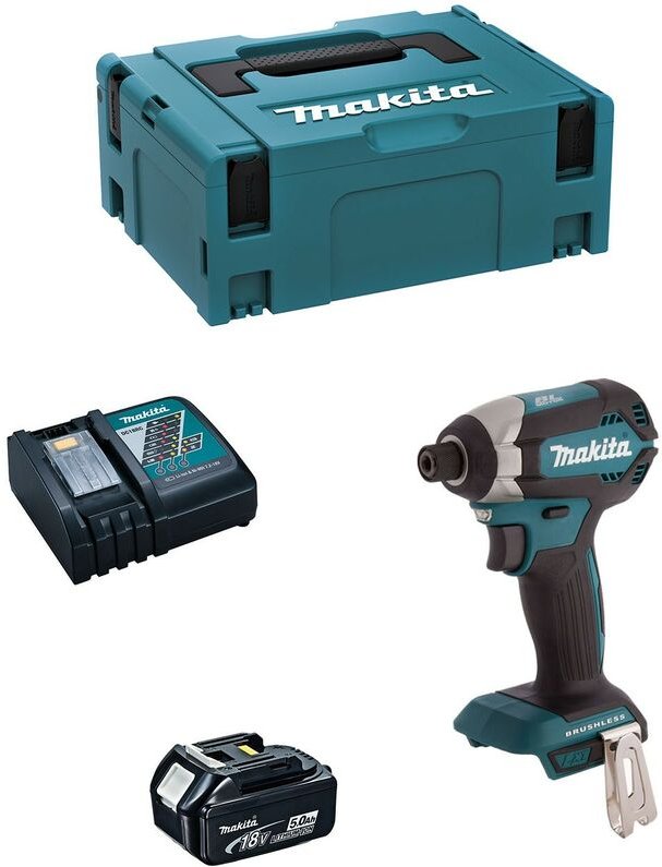 Thumbnail - Schlagschrauber Makita DTD153RTJ1 (1 x 5,0 Ah + DC18RC + makpac 2)