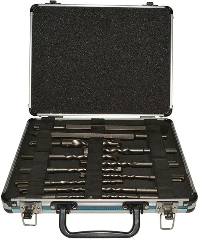 Satz mit 11 Bohrern und 2 sds-plus Meißeln Makita D-42400