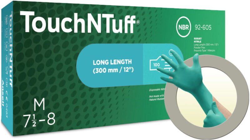 Ansell 92605090 100 St. Nitril Einweghandschuh Größe (Handschuhe): L, 8.5, 9 EN 21420:2020