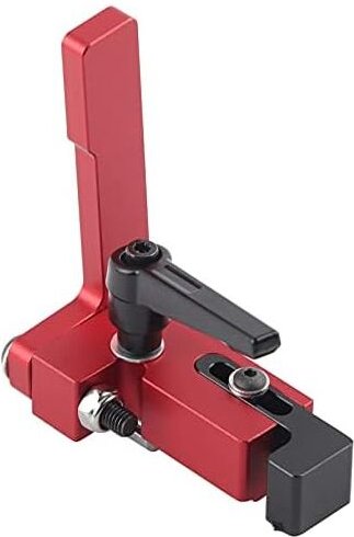 Typ-75 Holzbearbeitungswerkzeug Gehrungsschienenanschlag T-Mutter Genaues Längenbegrenzungsgerät Rotes Gehrungsbegrenzun...