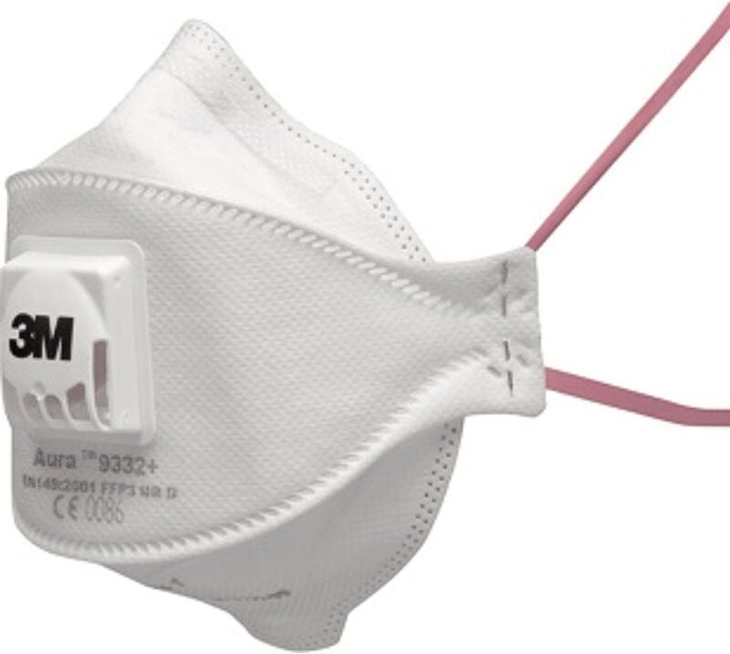 3M - Aura Atemschutzmaske 9332+ FFP3 mit Cool Flow Ausatemventil