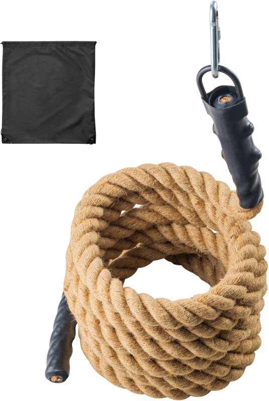 Mophorn - Gym Kletterseil, Gym Fitness Trainingsseil, Übungsseil 1,5 Zoll Durchmesser 30 Fuß Länge. Ideal für Fitness im...