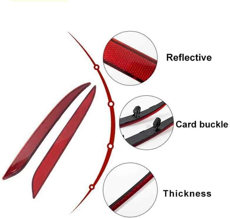 1495817-00-C 1495818-00-C Hinten Stoßstange Reflektor Licht Stück Warnung Auto für Modell y 2021-2023