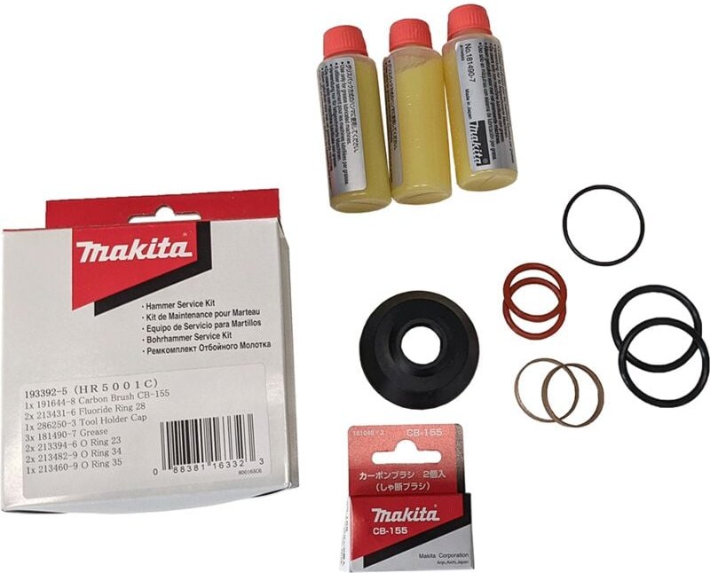 MAKITA ABBRUCHHAMMER WARTUNGSSET HR5001C Cod. 193392-5