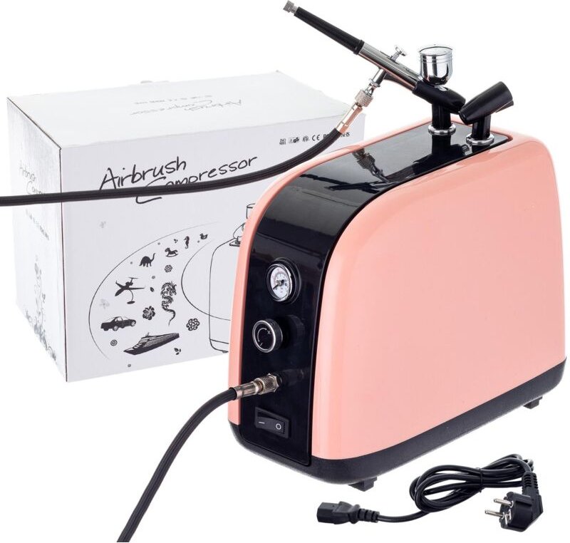 Modellier-Airbrush-Kompressor Ölfrei 0,2l Tank Auto Start/stop