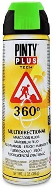 Sprühfarbe pintyplus tech 650cc Marker 360º grün t136