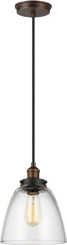 Pendellampe Deckenleuchte Hängeleuchte Glas Messing D 22,8 cm Esszimmerlampe