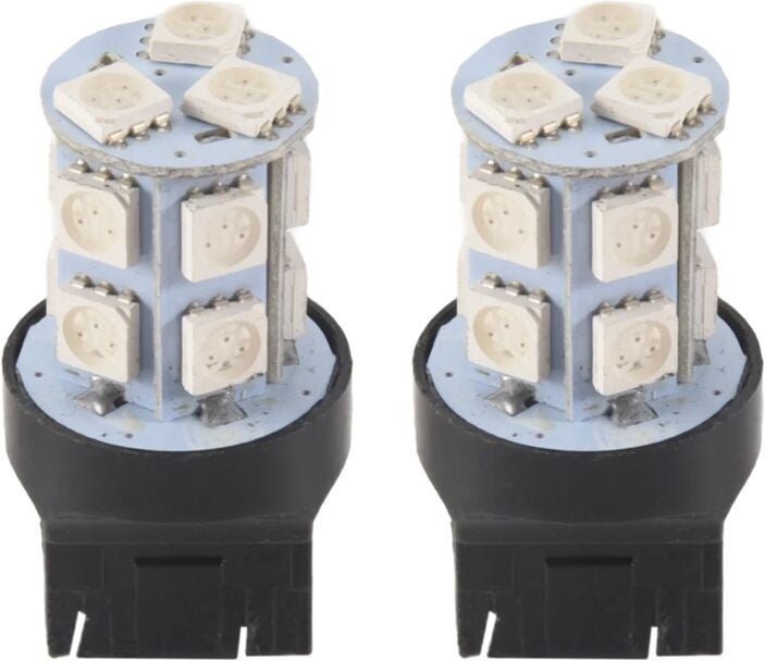 Tlily - 2x Rot T20 7443 380 W21/5W Auto 13 smd 5050 led Stopp Schwanz Bremse Blinker Glühbirnen