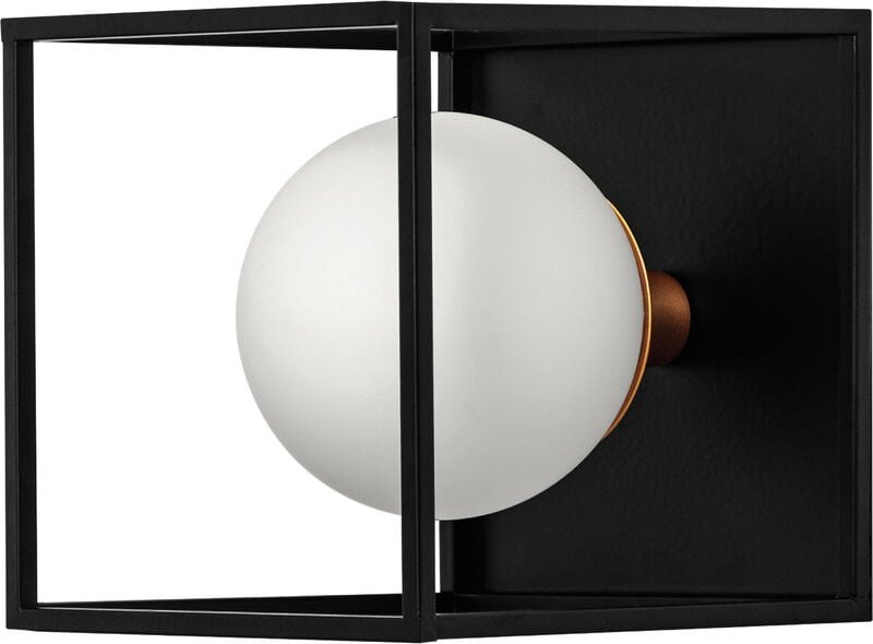 Thumbnail - Decor Square Badezimmer-Wandleuchte 150X150 IP44, schwarz, G9 Sockel für den Austausch des Leuchtmittels, kann mit einfa...