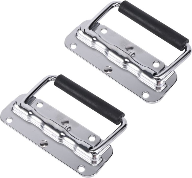 Tlily - 2 StüCke 304 Edelstahl Prop Box Werkzeug Aluminium AktivitäTs Klappbarer Industrie