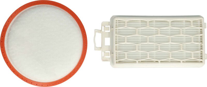 Filter-Set kompatibel mit Dirt Devil Black Label MC1 M3250, MC1 M3250-1 Staubsauger - 2x Ersatz-Filter (Motorschutz-Filt...