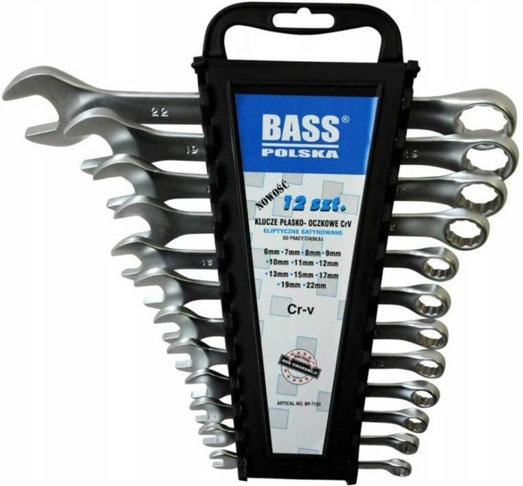 Satz Maulschlüssel 6 - 22 mm, 12-tlg.