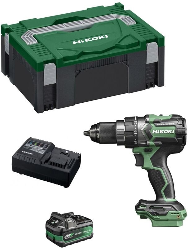 Schlagbohrschrauber HIKOKI DV18DCA1X (1 x 2,5Ah/5,0Ah + UC18YSL3 + Koffer HSC II)