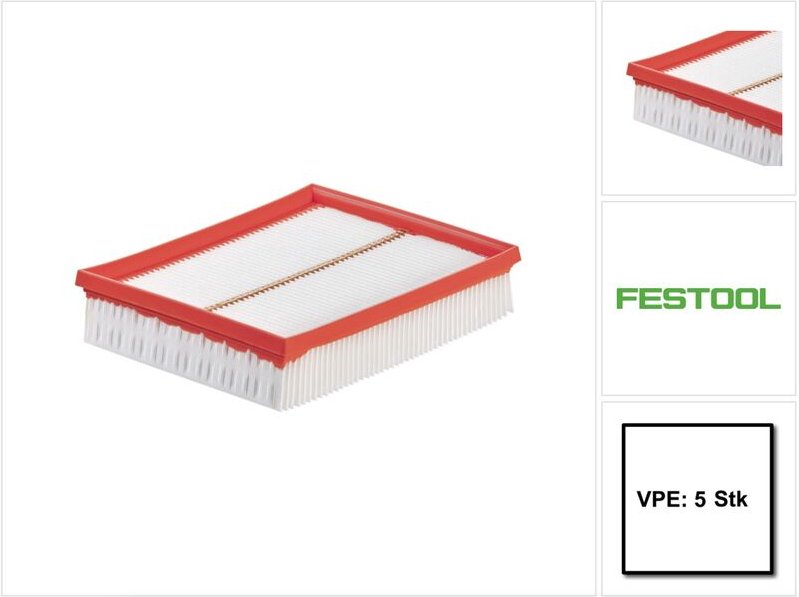Festool HF-CT 26/36/48 HP Hauptfilter - 5 Stück ( 5x 203759 )