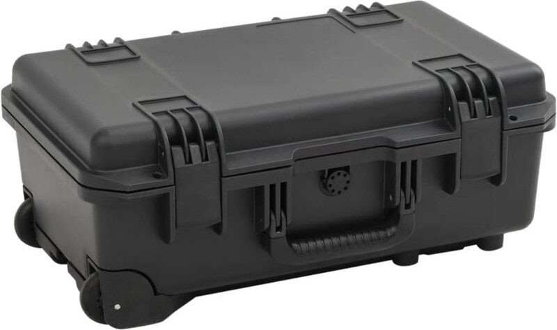 Koffer für Flugreise Tragbar Schwarz 55x35x22,5 cm pp Vidaxl 993333