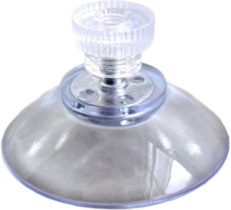 Einschraub-Saugnäpfe, 20 Stück 40 mm transparente Saugnäpfe mit Gewinde, extra starker PVC-Kunststoff-Vorhang-Aufhänger-...