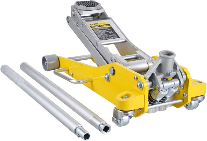 VEVOR hydraulischer Rangierwagenheber Wagenheber mit niedrigem Profil 3 t, robuster hydraulischer Wagenheber aus Alumini...