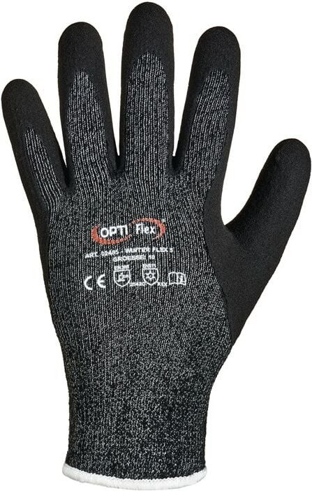 Opti Flex - optiflex 02485-09H Schnittschutzhandschuhe Winter Flex 5 Größe 9 grau/schwarz en