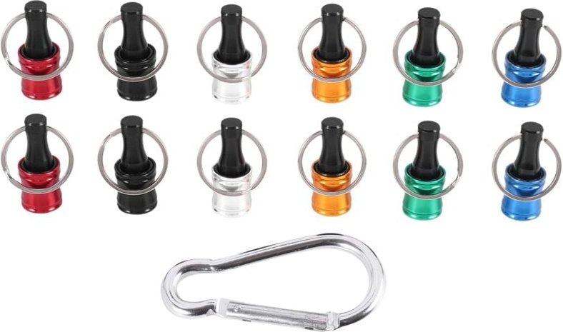 12-teiliger 1/4-Zoll-Sechskantschaft-Schraubendreher-Bithalter, Verlängerungsstange, Schraubenbohrer-Adapter (6 Farben)