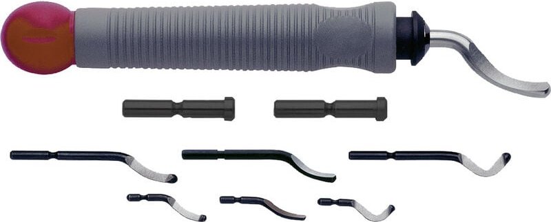 60003 Entgrater-Set 2.6 mm, 3.2 mm, 6 mm 1 Set - Exact