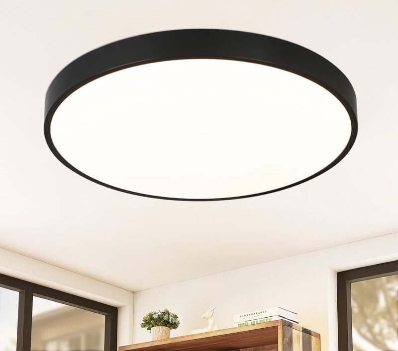 LED-Deckenleuchte ultraflach 28mm Gbly integrierte 17W LED-Platine, 4000K Moderne Led-Deckenleuchte IP44 Wasserdicht,für...